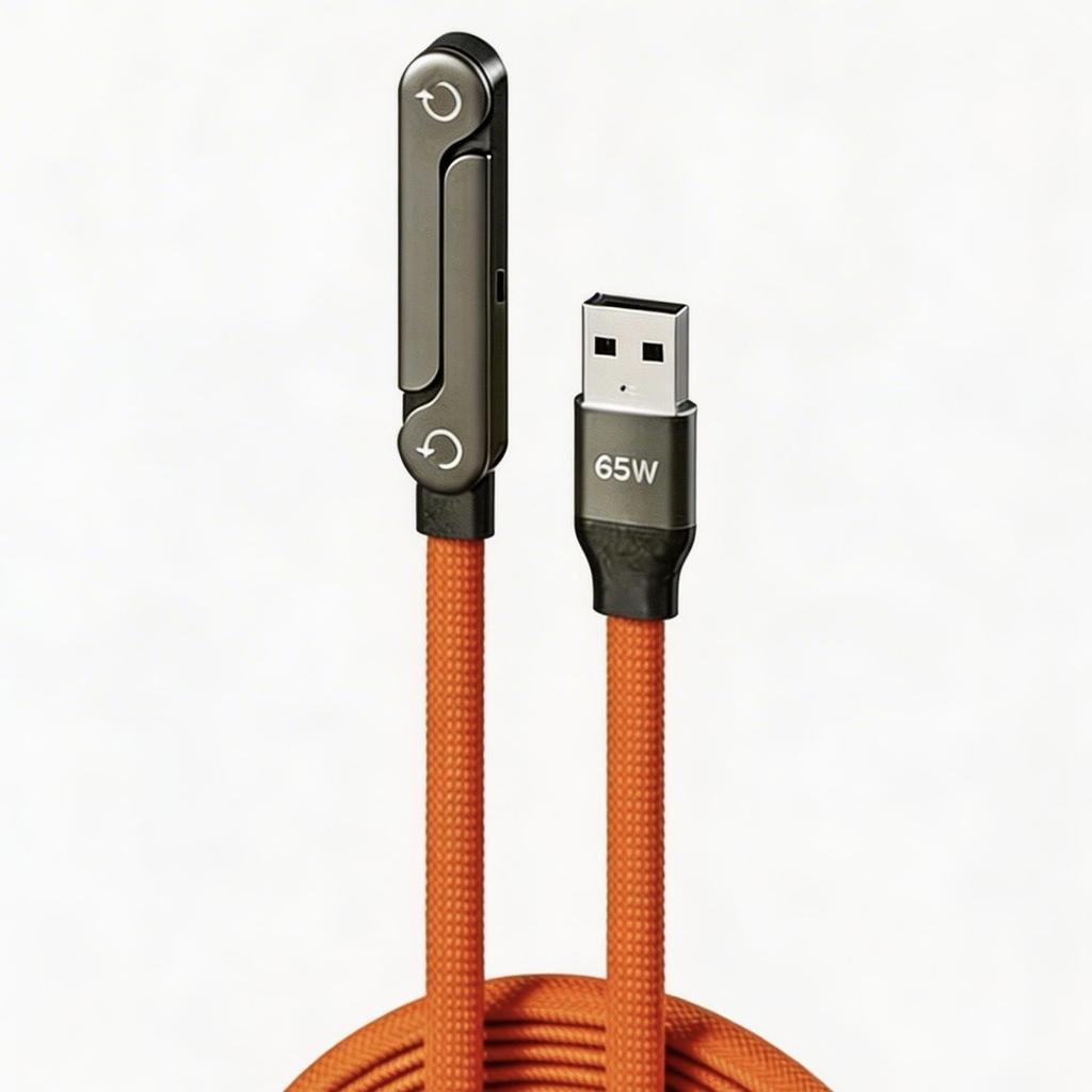 3-in-1 240W USB-A/Type-C 2.1A 6A Fast Charging Data Cable with Mobile Phone Holder for iPhone 15/17 Tablet & Gaming