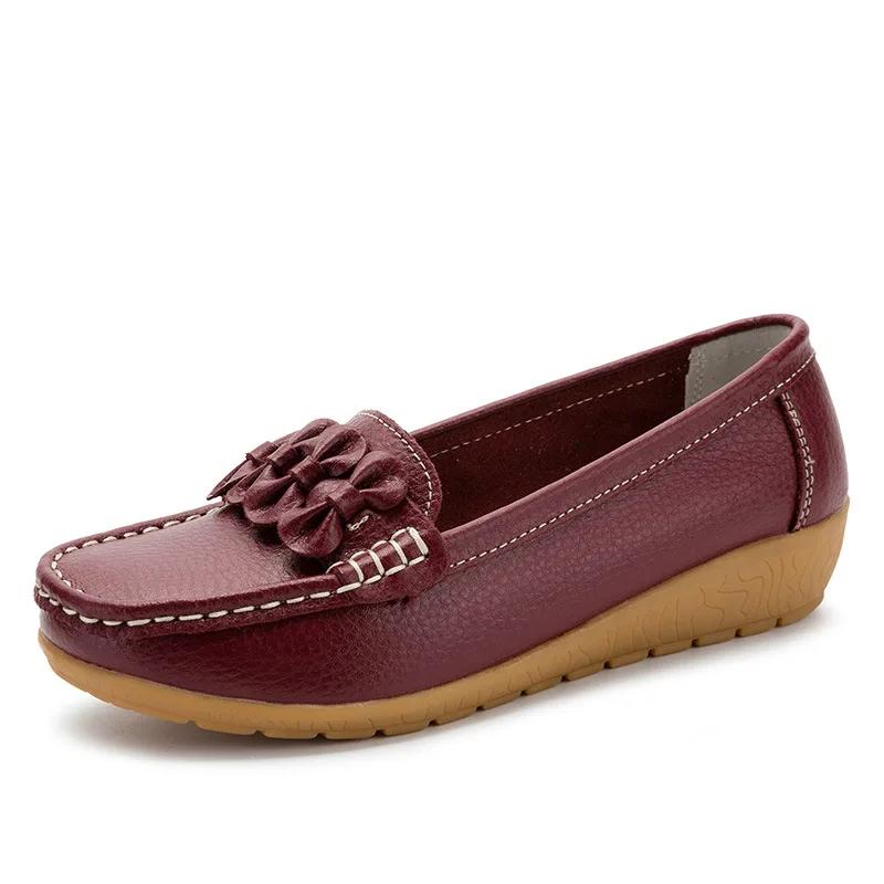 Módní dámské boty Ležérní nazouvací ploché lodičky Mokasíny pro ženu Pohodlná vycházková obuv Dámské ploché zdravotní boty Zapatos De Mujer Tenisky