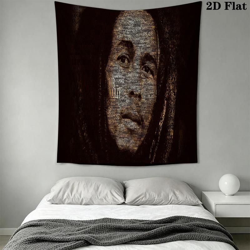Bob Marley Legend Reggae Tapestry Background Cloth Fashion Print Background Wall Hanging Cloth Background Cloth Work Of Art