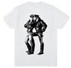 Tom of Finland Leather Men White T-Shirt