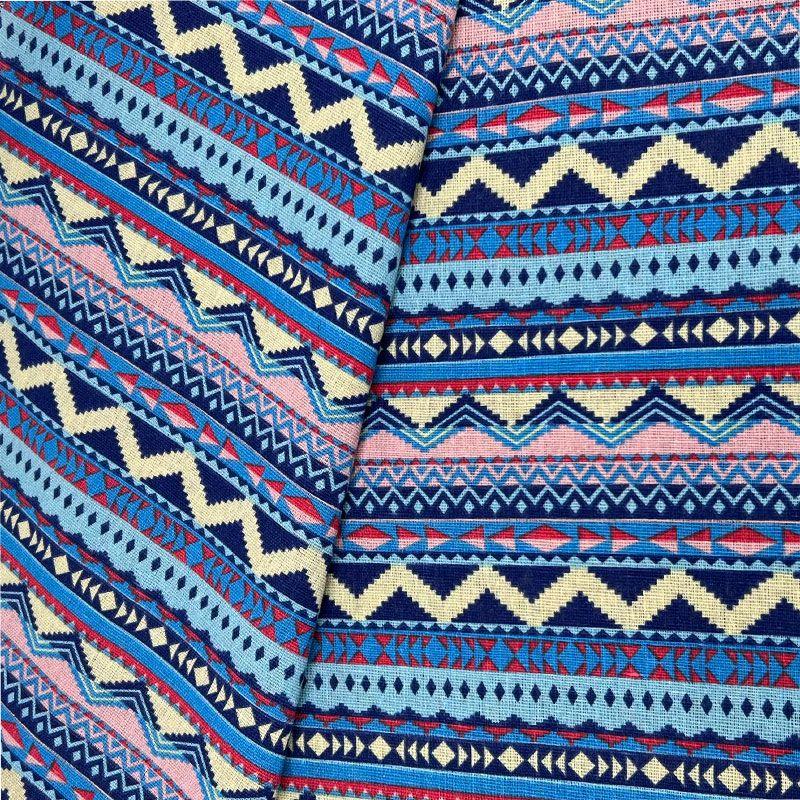 

Характерная прямоугольная скатерть из хлопка и льна для студенческого стола Color National Wind 200*150cm (rough edge)