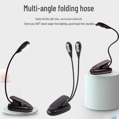 Luce Clip-On a Doppio Polo per Musica e Lettura per Spartiti, Libri e Pianoforti