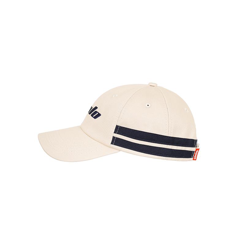 OLOLO Deux Stripe Cap Ivory