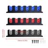 Vertical Pole Rack 6-Rod Fishing Rod Holders for Garage, Cabin and Basement
