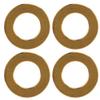 4Pcs Bicycle Gasket High Toughness Corrosion Resistance No Rust Compact Lightweight Convex Washer Spacer for BikeGold