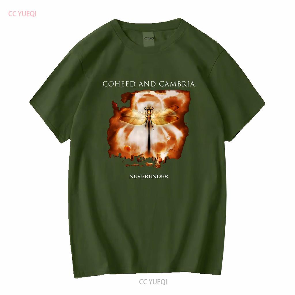 COHEED AND CAMBRIA NEVERENDER Koszulka Bawełniana S 5XL BO567 vintage Sprana graficzna męska Unisex Codzienna Wszechstronna Rozciągliwa