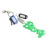 Silicone Alphabet Bag Charm Keychain Heart Pendant Letter Bag Decorative Pendant Suitable for Romance Present Exchange