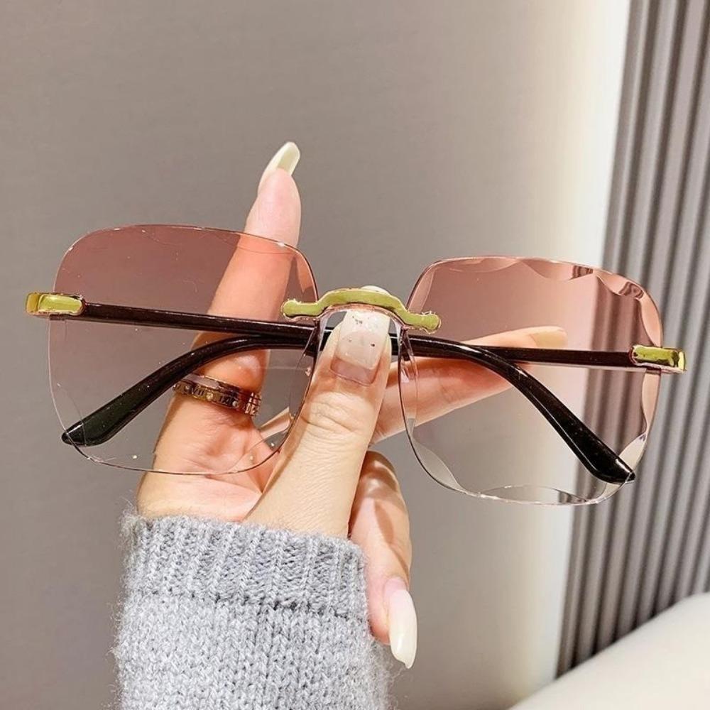Large Frame Vintage Sunglasses for Women Original Sale  New UV Protection UV400 Sunscreen Glasses Shades for Women Korean Style
