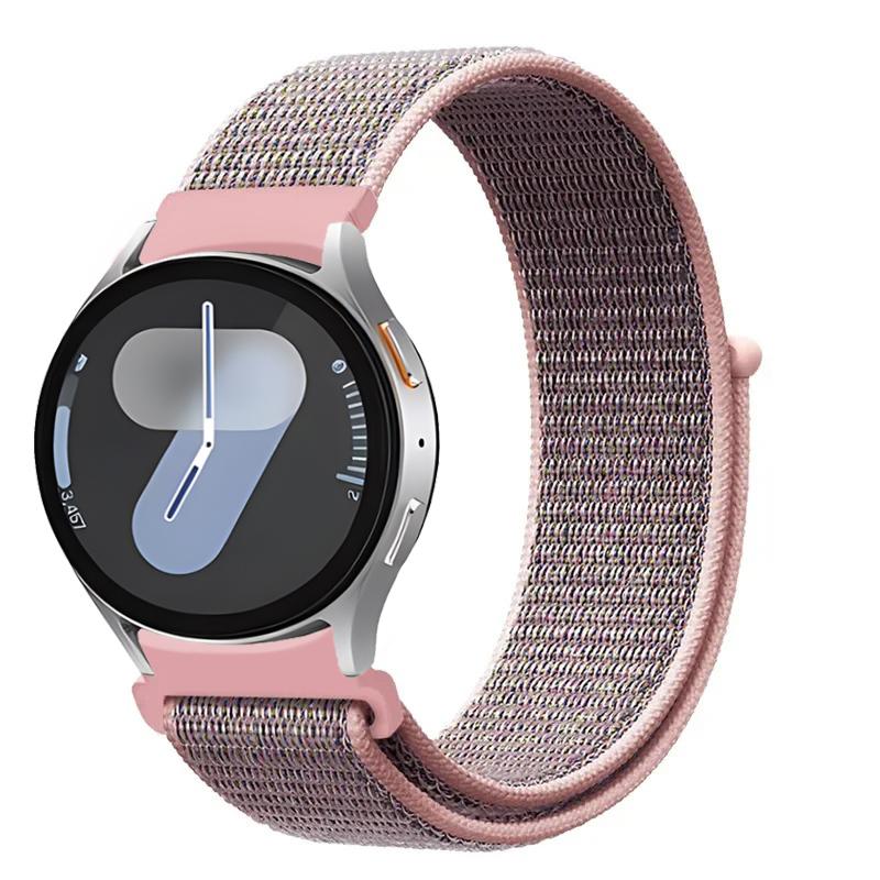 Nylon Loop Band for Samsung Galaxy Watch 7/FE/6 5 4 44mm 40mm Original Wristband for Watch 6 Classic 47mm 43mm/5 Pro 45mm Strap