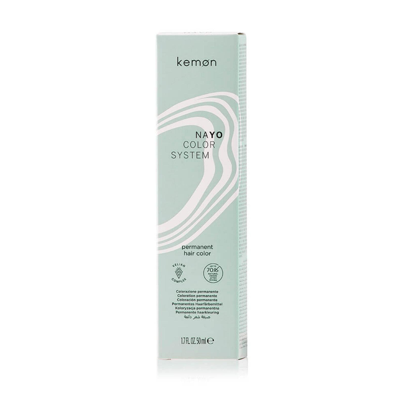 Kemon, Nayo 8 Haarfarbe, Permanente Haarfarbe, 8 Hellblond, 50 ml