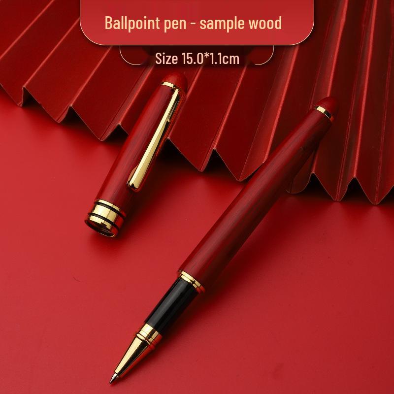 Retro Bamboo & Metal Pen: High-End Ballpoint, Fountain, Signature for Business or Graduation Gifts