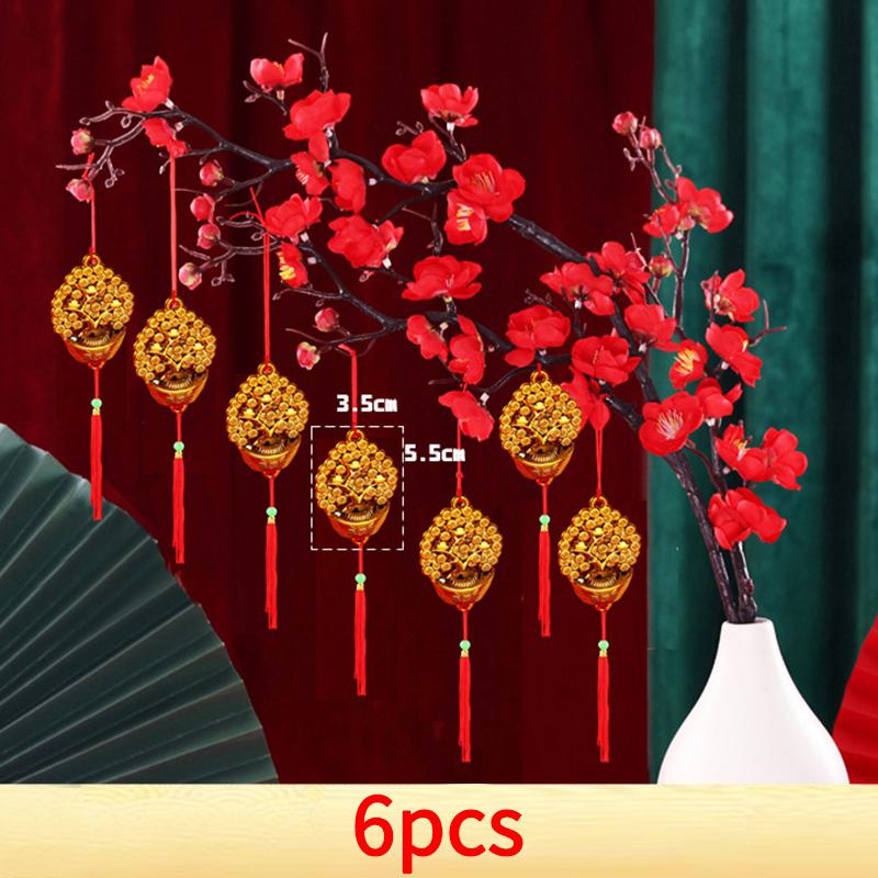 2025 Spring Festival Lantern Pendant Chinese New Year Ornaments Party Hanging Decor Bonsai Pendants Lunar New Year Decoration