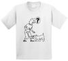 Tintin Comic Kurzarm Unisex Weißes T-Shirt