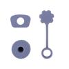 3 Pezzi Tappo per Cannuccia in Silicone Copertura Antipolvere Tappo Ermetico Tappi Anti-Sversamento per Bicchieri da Viaggio e Bicchieri d'Acqua da Esterno