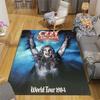 Ozzy Osbourne Printed Rug—Non-slip rug for living rooms and bedrooms; suitable as a yoga mat, doormat, or outdoor rug; a great birthday gift.