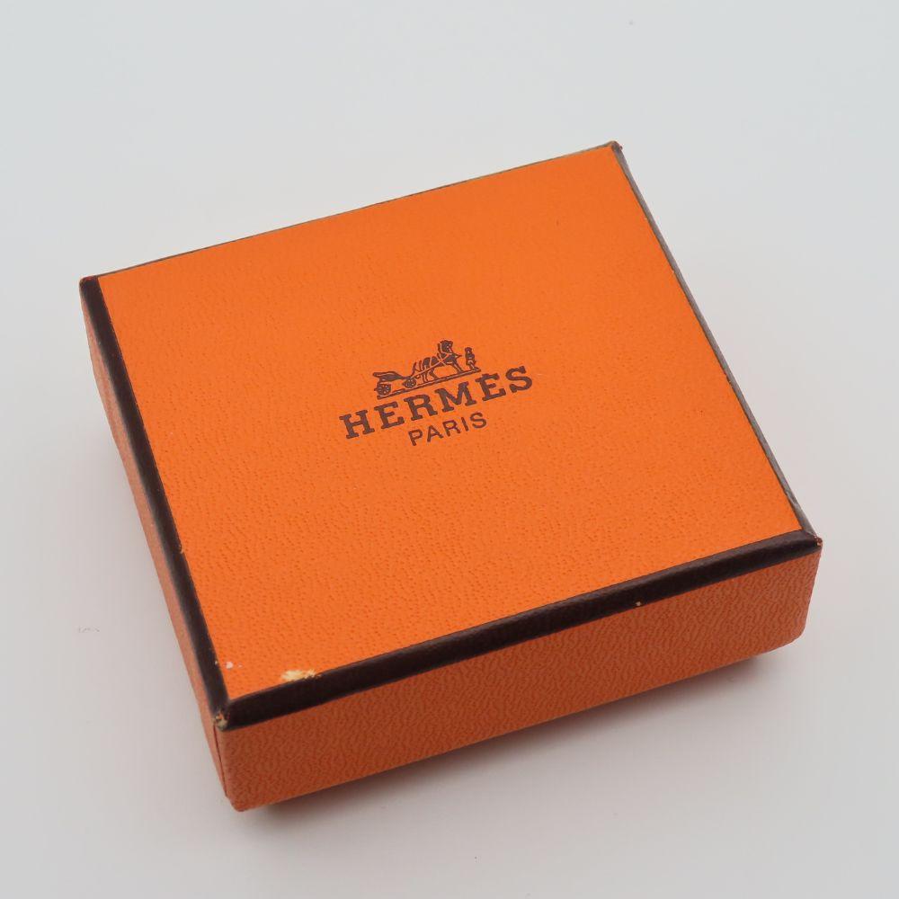 Gebrauchter HERMES Schalring Mo Metall 10,9g Gold Vergoldet