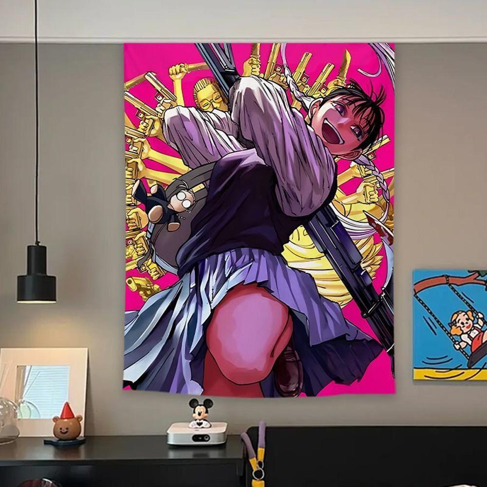 Sakamoto Days Anime Tapestry Vertical Great Buddha Sakamoto Dormitory Wall Decor Merchandise 74x94cm(29x37in)