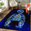 1pc Scorpio Pattern Area Rug, Anti Slip Non Shedding Stain Resistant Carpet