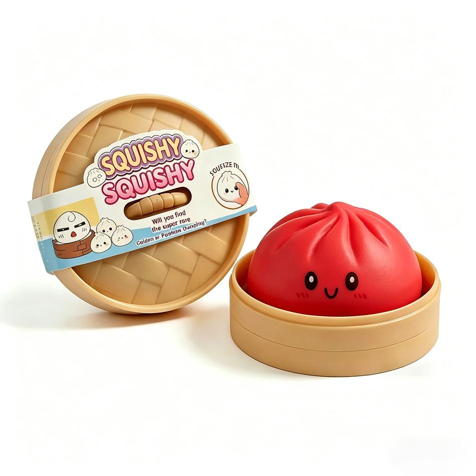 Dumplings Squishy Stress Balls Fidget Sensory Toy  Dumplings Squishy Soft Squeeze Decompression Dough For Adults