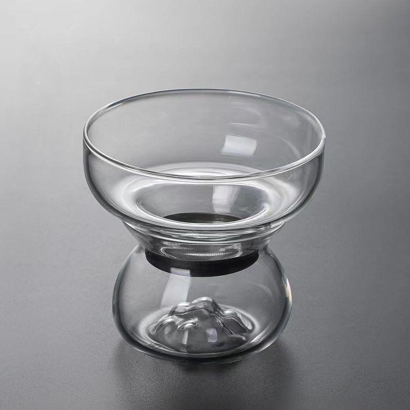 

Мини Прозрачный Стеклянный Чайник Высокий Боросиликатный Для Горячих Напитков Чайник Для Использования Одним Человеком Чай Кунг-Фу Для Дома Офиса Чайное ситечко серый