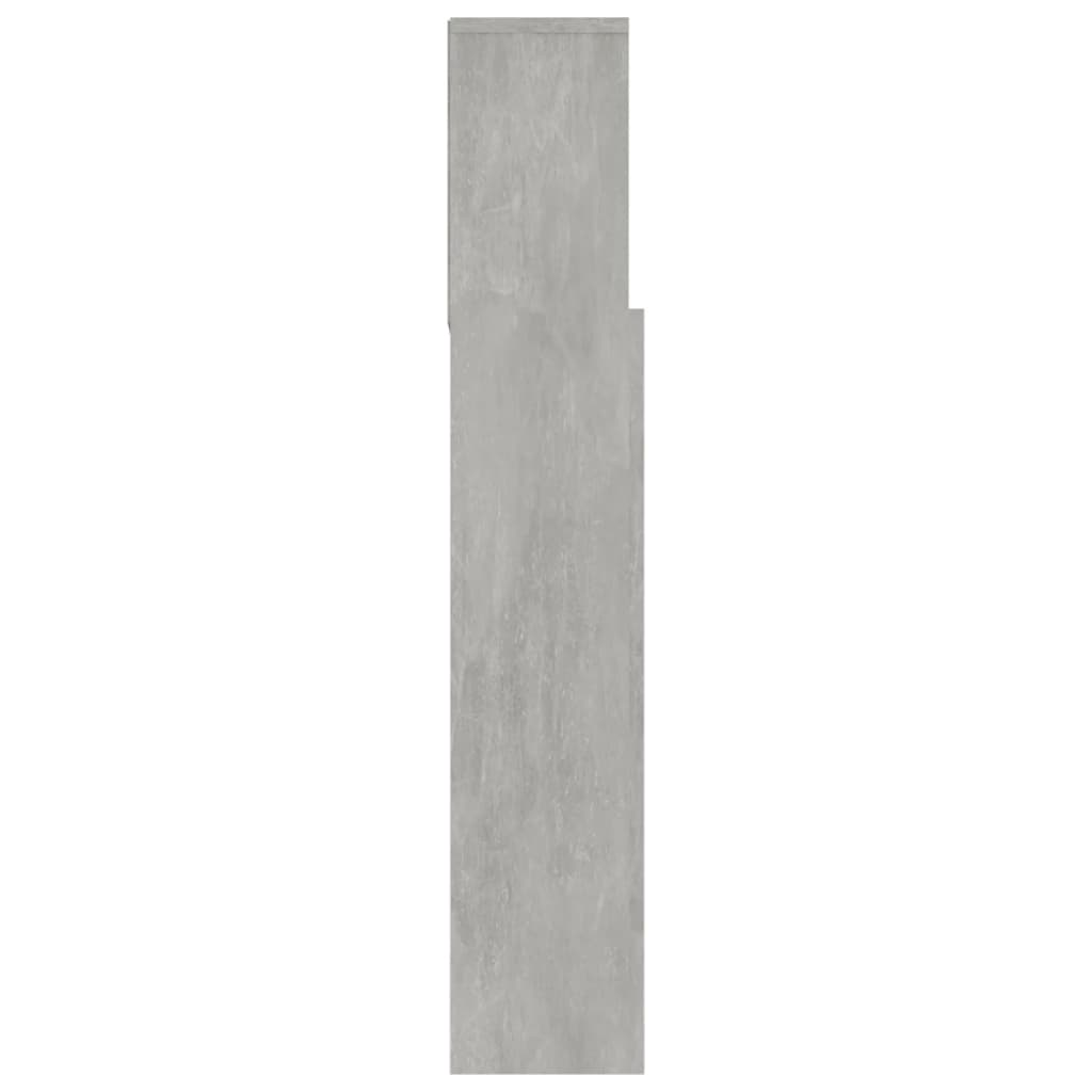 Modernes Kopfteil Mit Regalen Und Stauraum, Ohne Bettgestell Und Matratze, 180 X 19 X 103,5 Cm