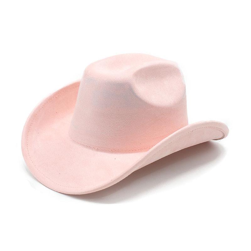Traditional Style Wool Felt Cowboy Hat With Wide Brim For Men And Women