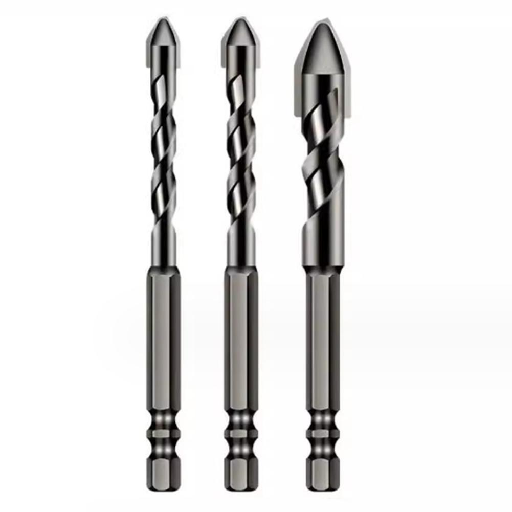 3/4/5Pcs Eccentric Twist Drill Bit 6mm/8mm/10mm/12mm For Glass/Tile/Wood Bits Metal Hardness Tw U2I7