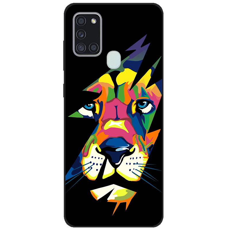 For Samsung A21s SM-A217F/DSN Back Cover tpu Soft Silicone Phone Case For Samsung Galaxy A21s Case Mobile Phone black coque new