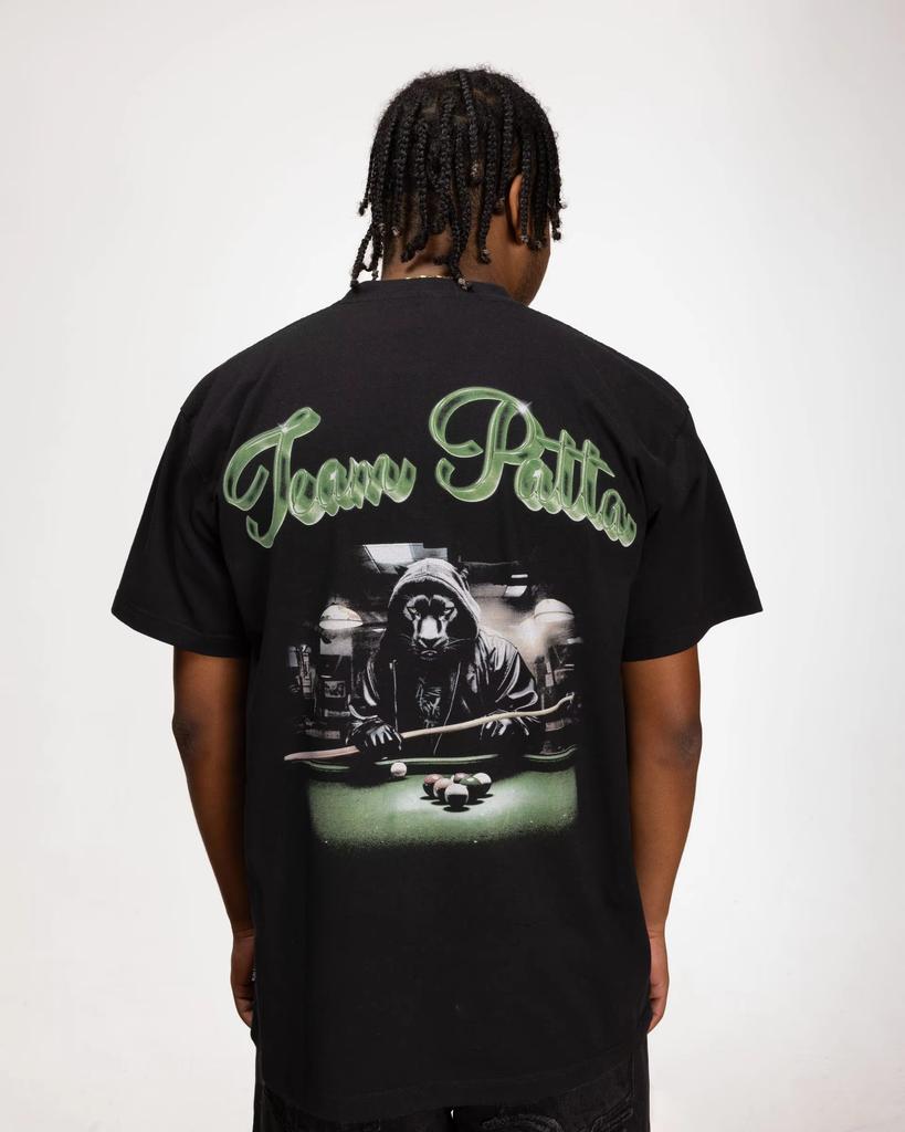 25ss Patta Billiard T-Shirt Cotton Men's and Women's T-shirt Spring Summer Streetwear Casual Loose Oversized Sports Unisex