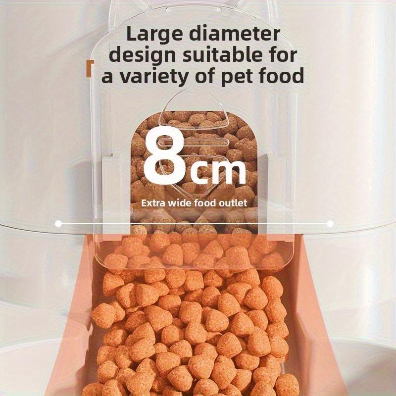 Integrated Automatic Feeder And Water Dispenser for Pets, Suitable for Both Cats And Dogs.