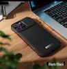 Leather Aroma Magnetic Case for iPhone 17 Pro Max with Metal Paint Borderless Design