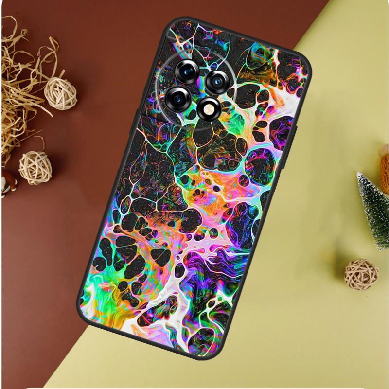 Psychedelic trippy abstract art For OnePlus 13 13R 12 12R 11 9 10 Pro 8T 9RT 10T 10R Nord 4 CE 2 3 Lite N20 N30 Phone Case