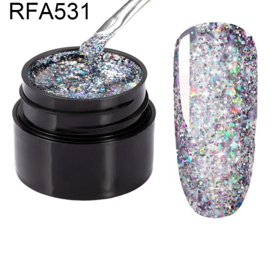 Glitter Rhinestone UV LED Nail Gel Polish Soak Off Varnish Lacquer