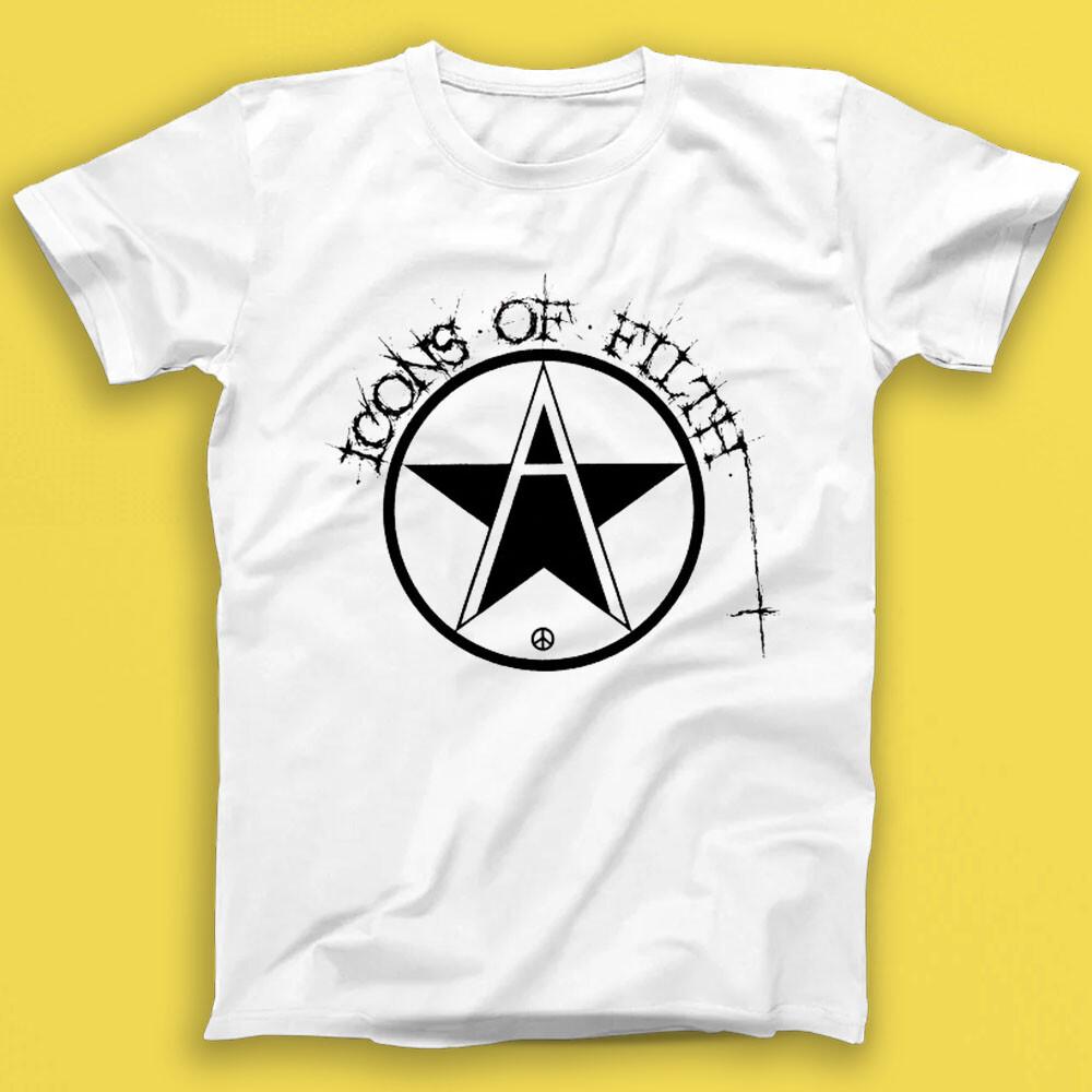 Icons Of Filth Onward Christian Soldier Панк-рок Музыка Подарок Футболка T-Shirt 2004 L