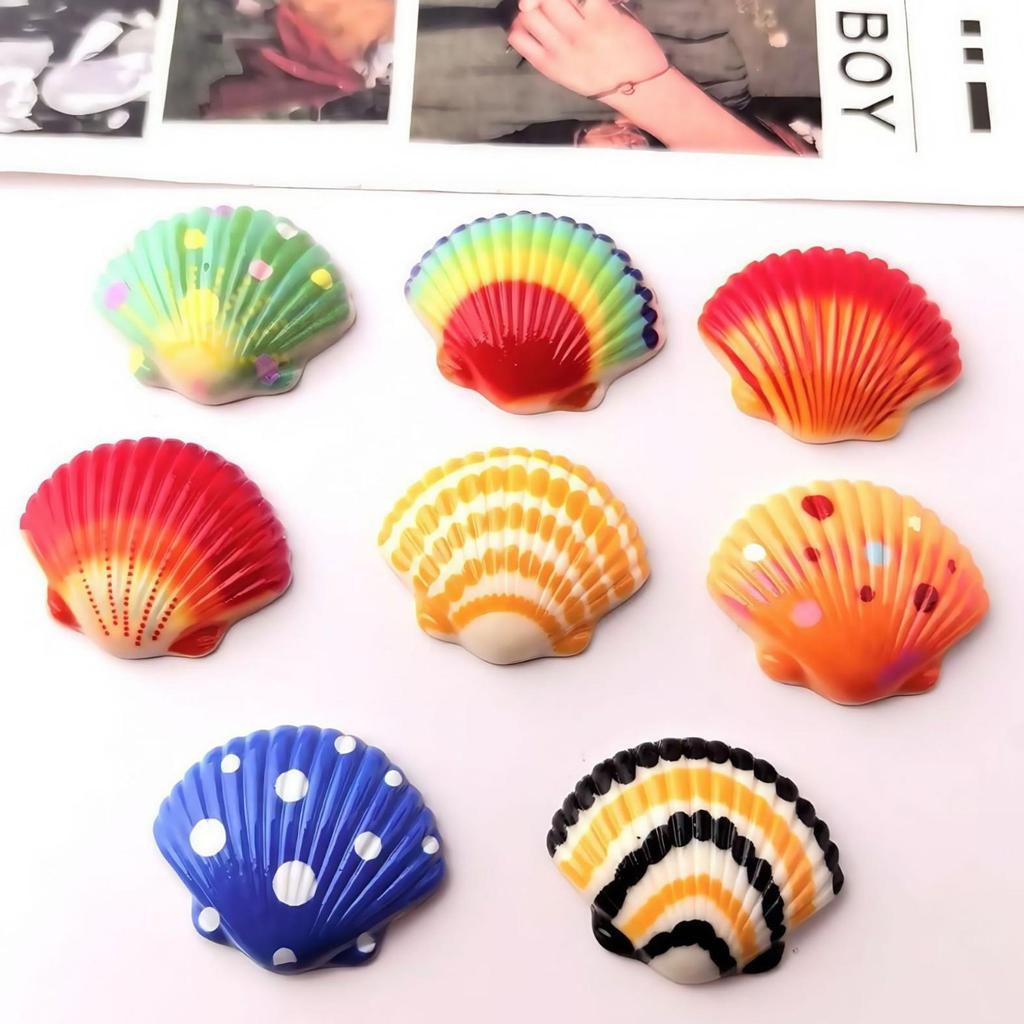 Electroplated Resin Ornaments: Shell, Cream Glue for DIY Hair Clips, Phone Cases, and Shoe Buckles