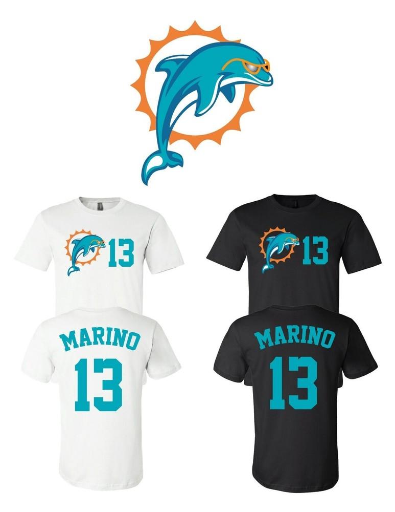 Dan Marino #13 Miami Dolphins Jersey player shirt Unisex T-Shirt L