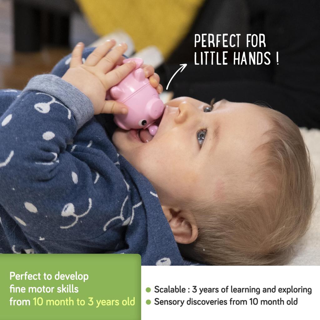 Lalaboom Baby Toy Lalaboom Beads and Forest Animals 28 Pieces BL231 Authentic