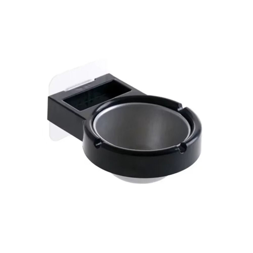 1Pcs Stainless Steel Wall-Mounted Ashtray Hanging Toilet Use Ash Storage Cup Split Design with Sticker Ash Rack Bathroom Toilet