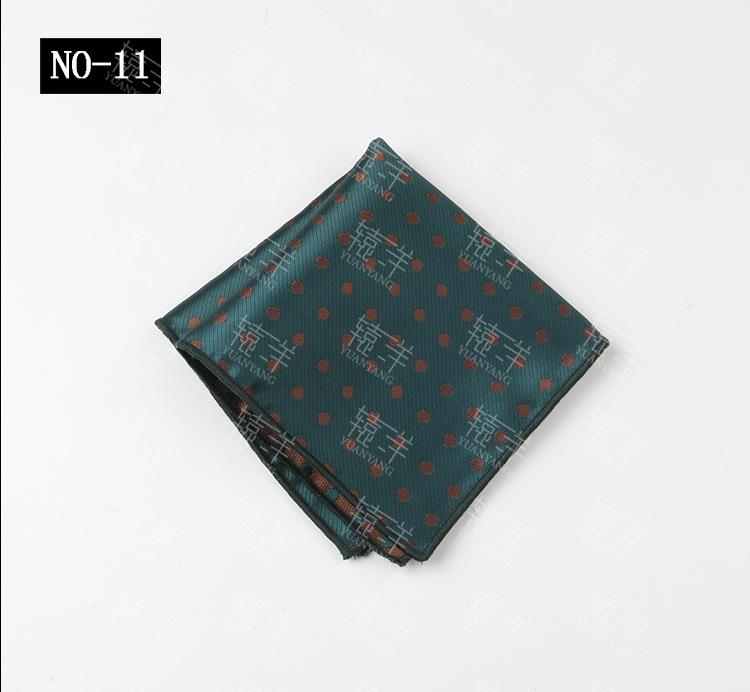 Men'S Handkerchief Square Towel Polyester Cashew Flower Suit Pocket Towel Dress Square Towel