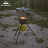 CAMPINGMOON Multi-functional Outdoor Portable Stove Head Tripod Support Camping Multi functional Stove Expansion Support