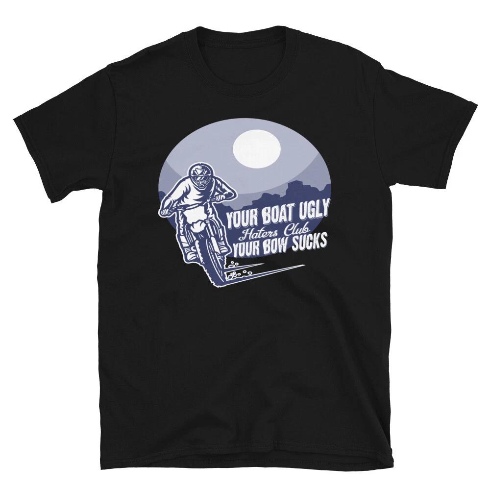 Chopper Cruiser Motorbike  Haters Club Biker T-Shirt XXL