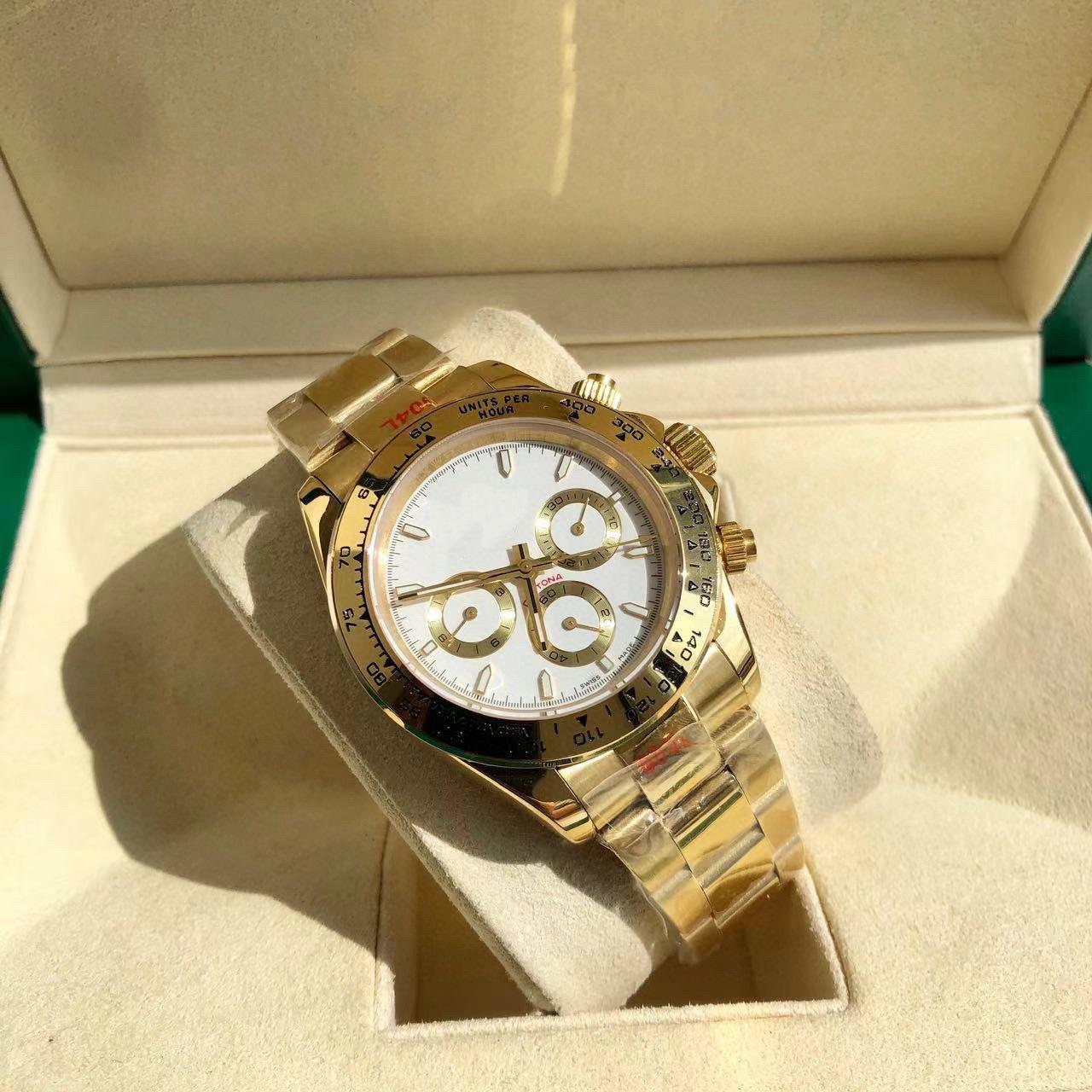 

Чоловічий автоматичний годинник La Joux-Perret Daytona з циферблатом Panda, рожеве золото