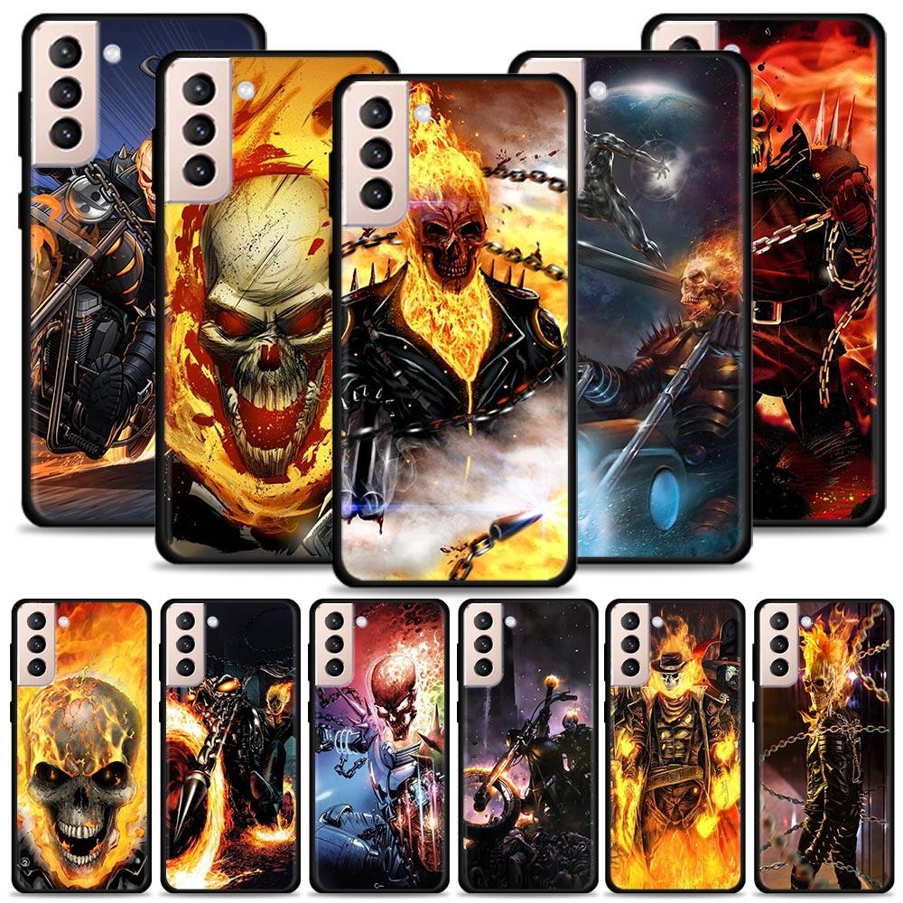 

Чехол для телефона «Призрачный гонщик Marvel» для Samsung Galaxy S21 S20 Ultra FE S10 S9 S8 Plus Lite 5G S10e S7 Edge, силиконовый чехол