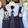 Children's Rabbit Dress - New Spring/Autumn Two-Piece Long-Sleeve with Tie