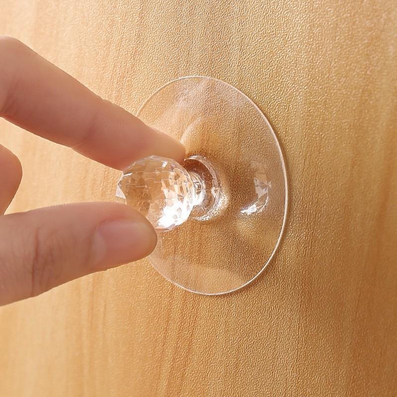 Dopamine No-Drill Super Strong Adhesive Hooks – No-Mark Plastic Hangers, Behind-the-Door Bathroom Suction Cup Hooks
