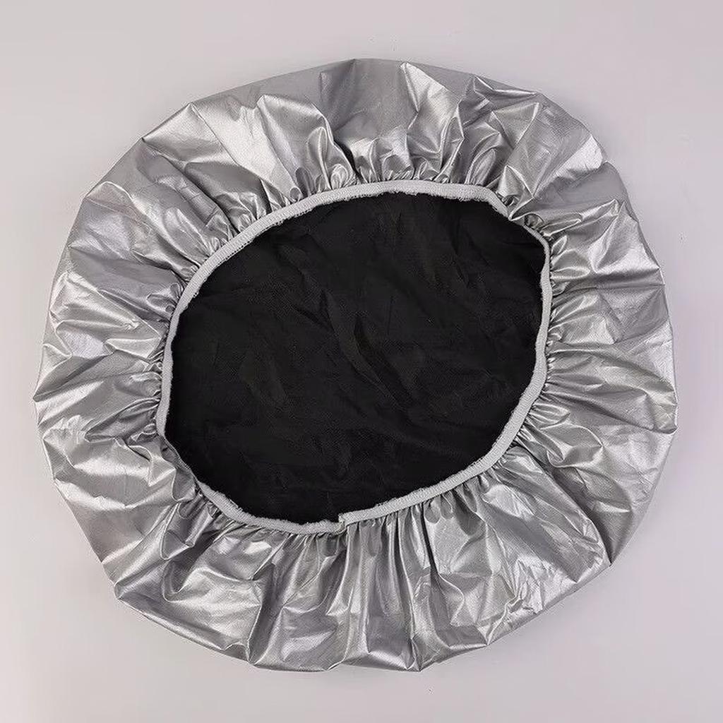 Car Steering Wheel Sun Shade Cover - 190T Fabric Sun Protector for Summer Heat Reduction