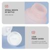 3pcs/set Travel Refillable Cosmetic Containers 60ML Travel Bottles Set Mini Squeeze Bottles for Toiletries Shampoo Conditioner