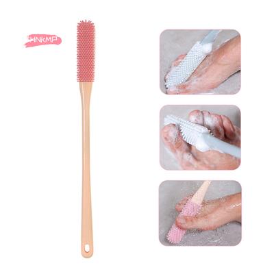 1Pc Anti-itch Toe Cleaning Brush Foot Scrubber Skin Exfoliation Tool for Removing Dead Skin - Toe Seam Scrubbing Cleaner