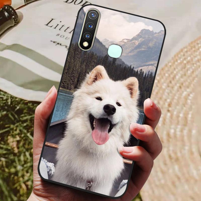 For Vivo Y19 Case Silicone Cover For Vivo 1915 Y19 Y 19 Case 6.53'' Soft TPU Silicon Phone Back Protective Bumper Shells Coque