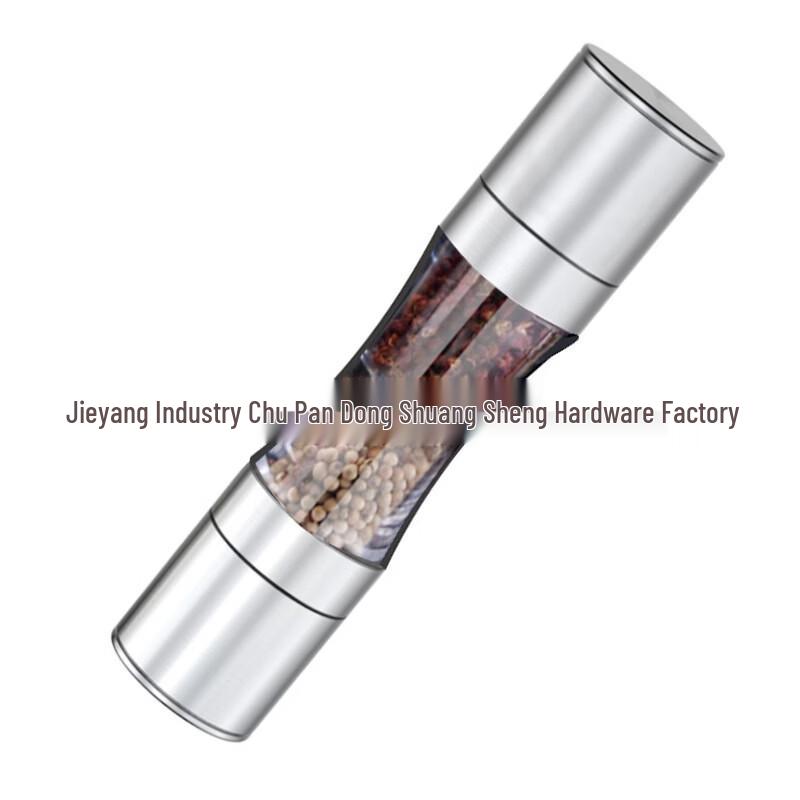 Zhishi 304 Stainless Steel Dual Pepper & Cumin Grinder